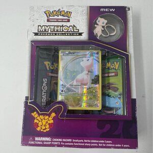 Pokemon 2016 XY Generations Mew Mythical Pin Collection Box Sealed